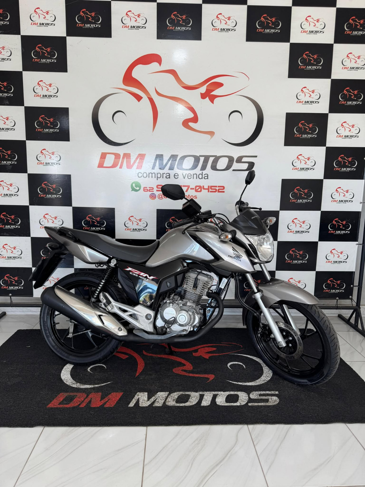 Honda CG 160 Fan 2023 Prata